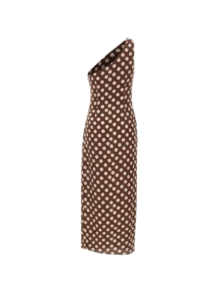 Rochie maxi Faithfull The Brand cu buline maro