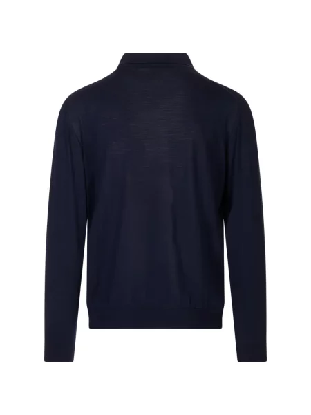 Tricou polo Kiton albastru