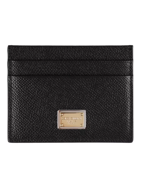 Portfel Dolce And Gabbana skórzany czarny