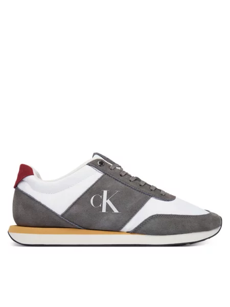Calvin Klein Sneakers Retro Runner Band Lth-Su gri