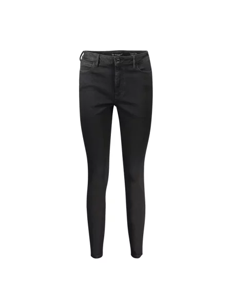 Jeansy skinny Guess z wysoką talią czarne