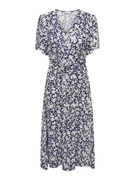 ONLY Rochie tip cămașă Halia Bleumarin alb