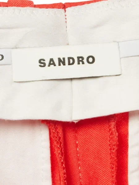 Pantaloni Sandro roșu