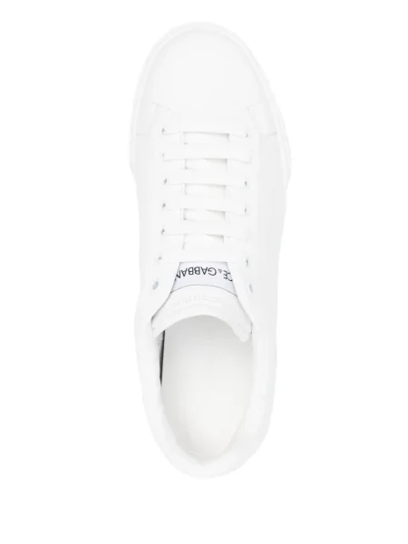 Sneakerși Dolce & Gabbana din piele alb