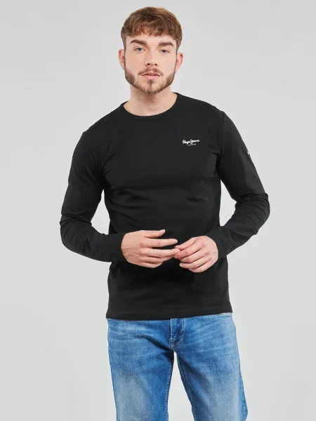 Dlhé tričko Pepe Jeans čierna