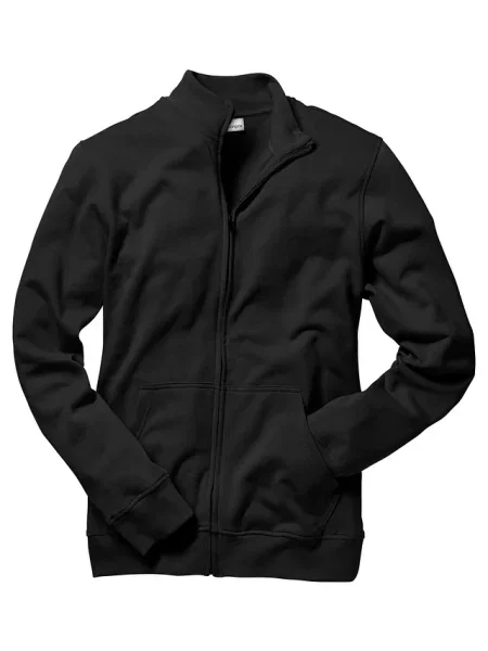 Bluza rozpinana ze stójką czarna