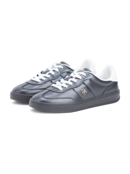 Sneakerși Tommy Hilfiger negru