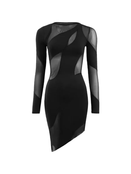 Lung rochie Ow Collection negru
