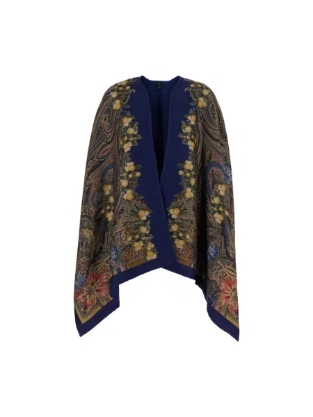 Kurtka Etro wełniana z wzorem paisley
