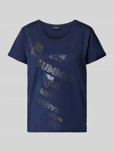 T-shirt z nadrukiem ze sloganem Monari