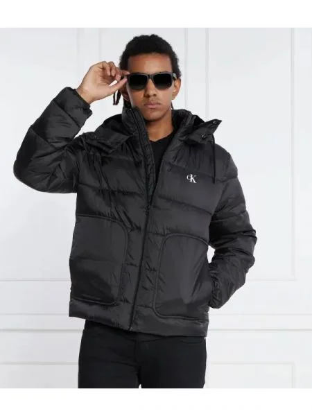 CALVIN KLEIN JEANS Kabát | Oversize fit fekete