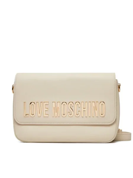 Táska LOVE MOSCHINO Ekru
