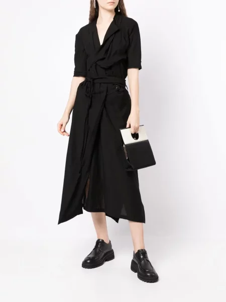 Trumpas paltas Yohji Yamamoto juoda
