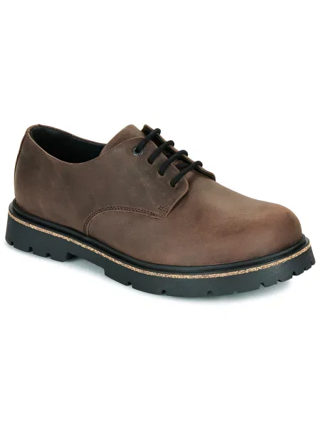 BIRKENSTOCK Čevlji na vezalke Highwood Leoi' rjava