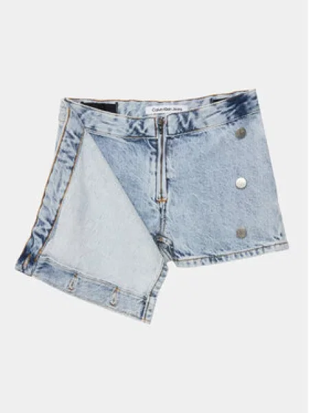 Džínové šortky Calvin Klein Jeans modré