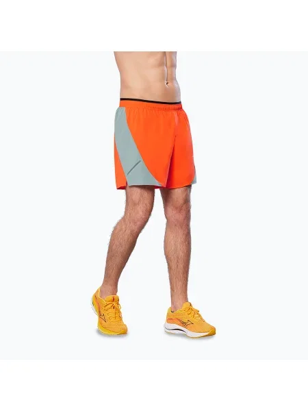 Olcsóbban. Férfi Mizuno Alpha nasturtium/ólom futó rövidnadrág. Méret: XXL