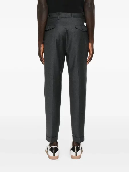 Pantaloni Manuel Ritz plisate de flanelă gri