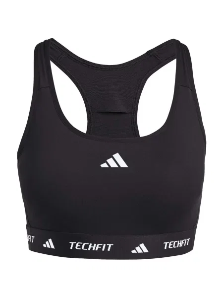 ADIDAS PERFORMANCE Sportski grudnjak / bijela crna