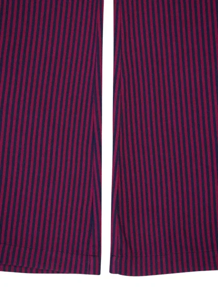 Pantaloni Paula cu dungi roșu