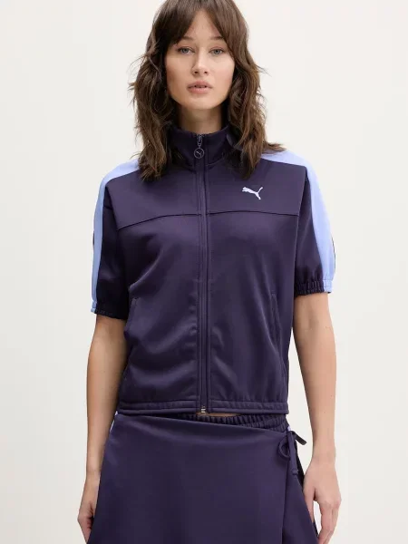 Puma bluză Short Sleeve violet