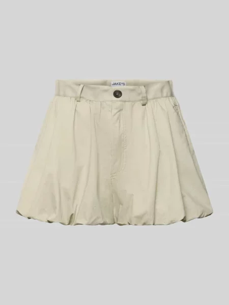 Bermudy z marszczeniami Jake*s Casual brązowe