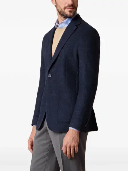 Sacou Brooks Brothers în carouri albastru