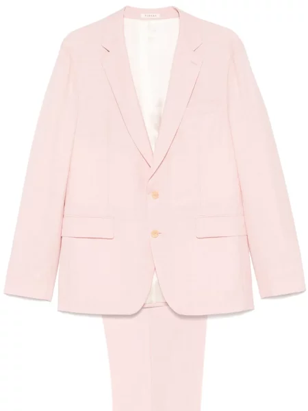 Žakárový oblekový oblek Fursac růžový