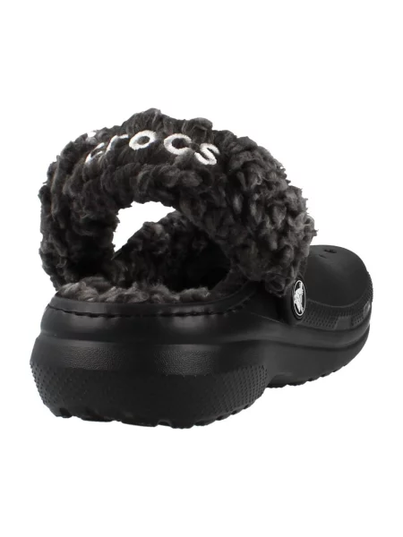 Fleecová mikina Crocs čierna