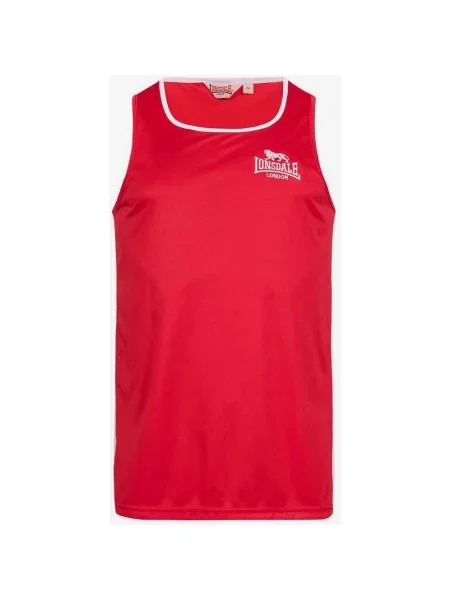Koszulka Lonsdale Amateur Singlet bez rękawów czerwono-biała XS biała