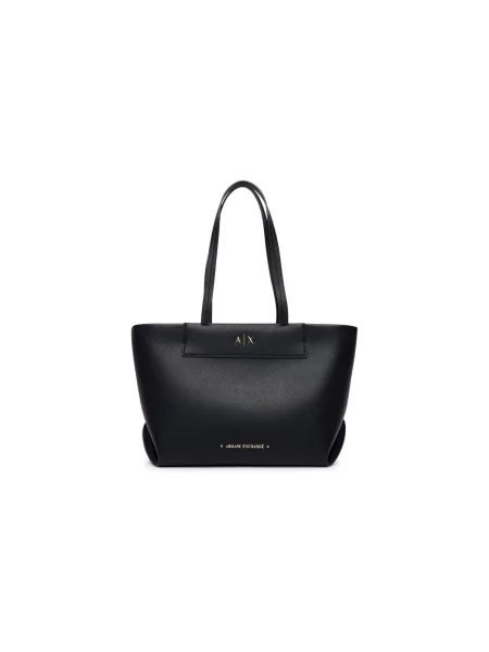 Geantă shopper Armani Exchange negru
