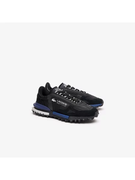 Lacoste Skórzane Sneakersy Elite Active czarne