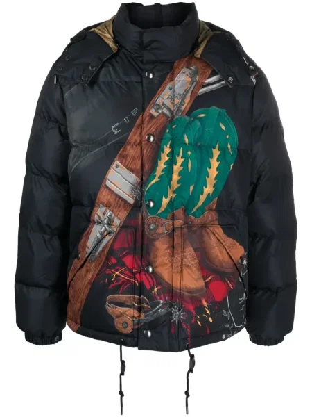 Strečové zateplené polotričko Polo Ralph Lauren s potiskem modré