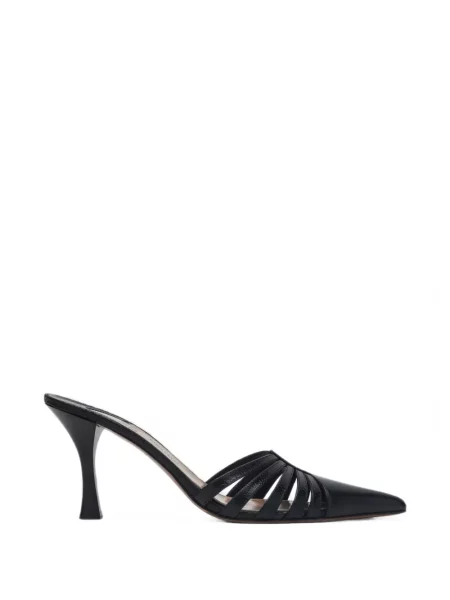 Papuci tip mules Paris Texas negru