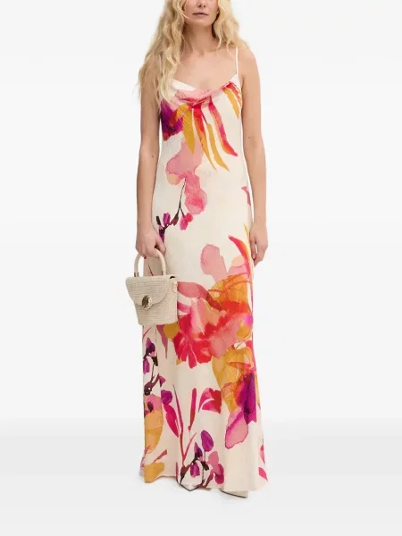 Rochie maxi Lola_casademunt cu model floral cu imagine