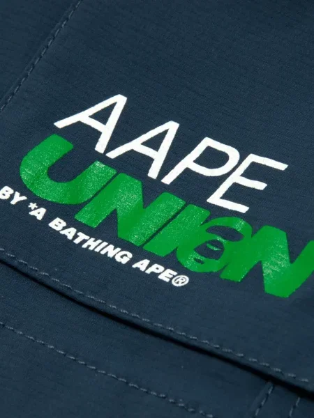 Rövidnadrág Aape By *a Bathing Ape® autogrammal kék