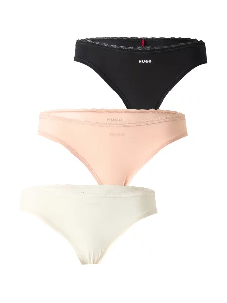 HUGO Slip bej / corai negru