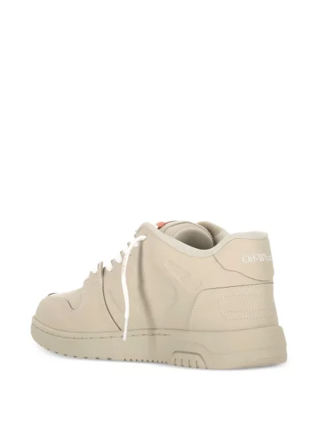 Sneakerși Off-white business alb