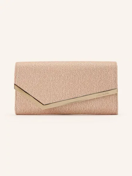 Jimmy Choo Psaníčko Emmie S Třpytivou Přízí / zlatá béžová