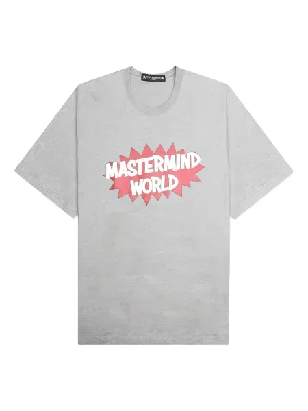 Tricou Mastermind World cu imagine gri