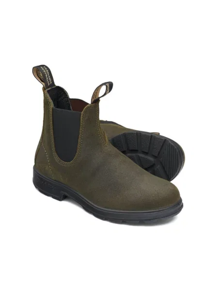 Sztyblety Blundstone zamszowe zielone