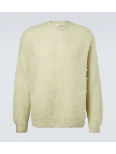 Pulover Auralee de lână verde