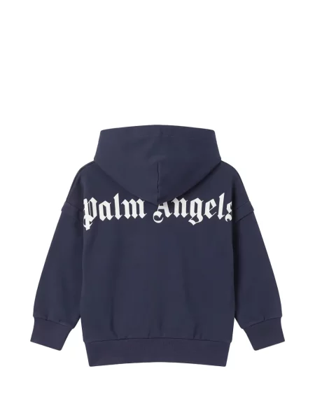 Bluza z kapturem dziecięca Palm Angels niebieska