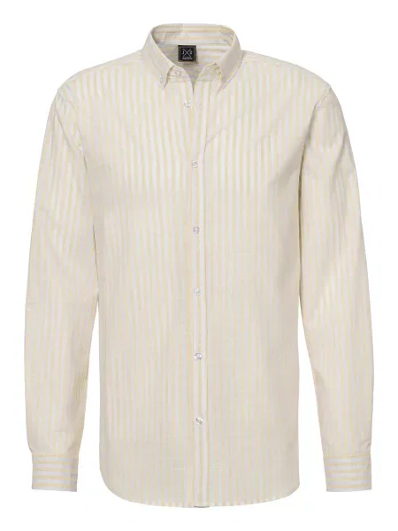 JOHN DEVIN Košile žlutá bílá