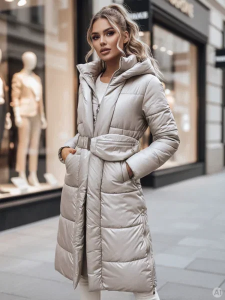 Płaszcz LINA Dstreet beżowy