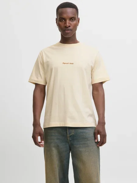 Jack&Jones Tričko Norrebro Écru biela