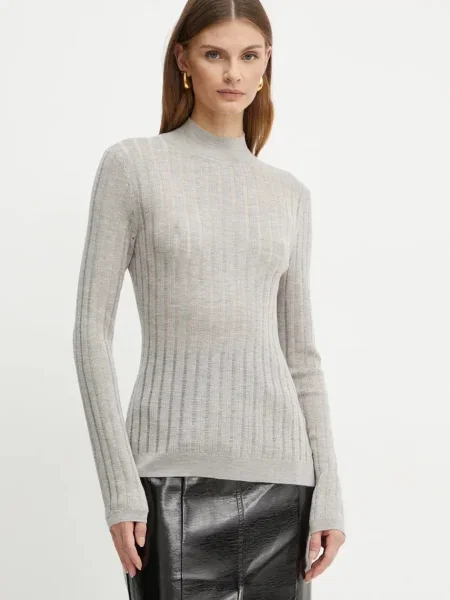 Pulover Boss de lână negru