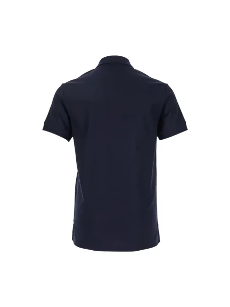Koszulka polo Burberry z krótkim rękawem czarna