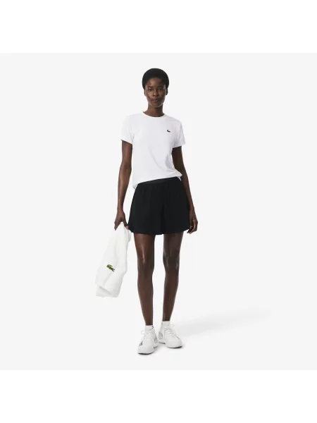 Lacoste Sportowa Koszulka Ultra Dry Slim Fit biała