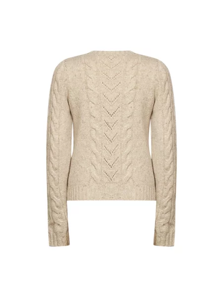 Sweter Max Mara wełniany beżowy