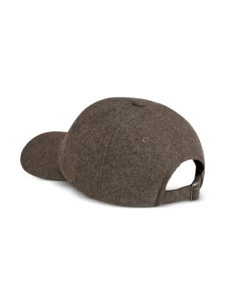 Czapka z daszkiem Woolrich brązowa
